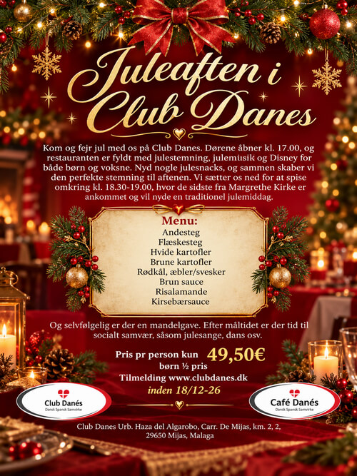 Juleaften Club Danes 2026
