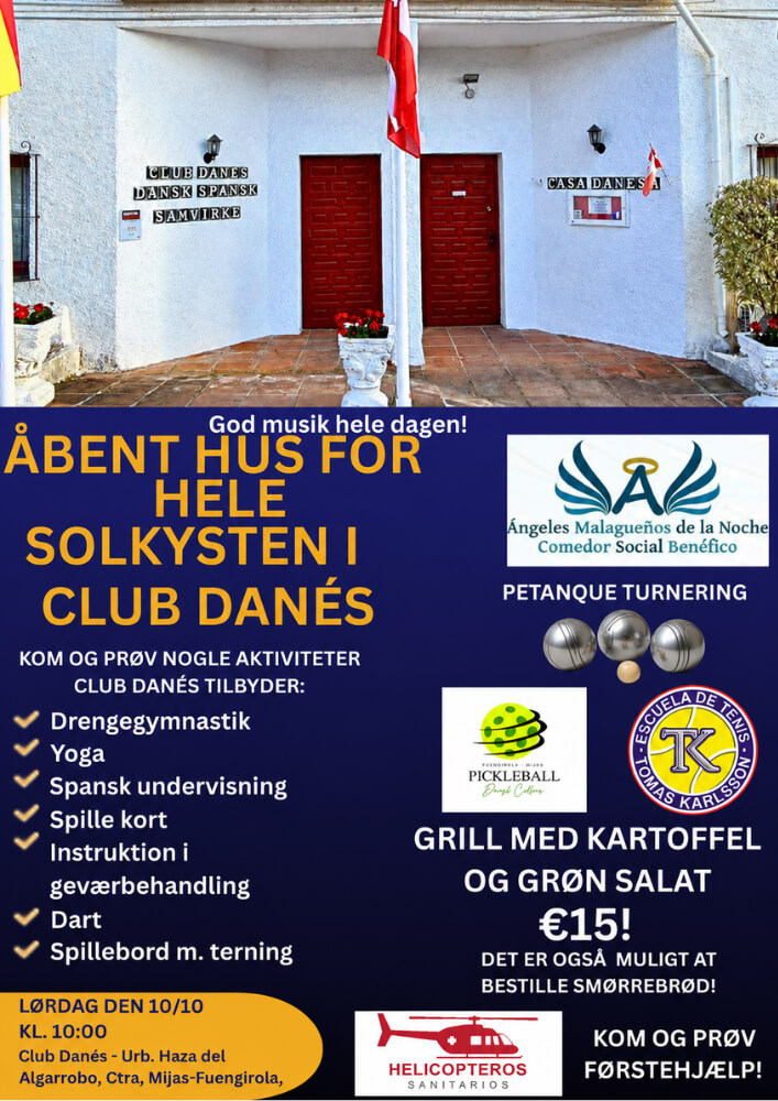 Åbent Hus 10. oktober 2026